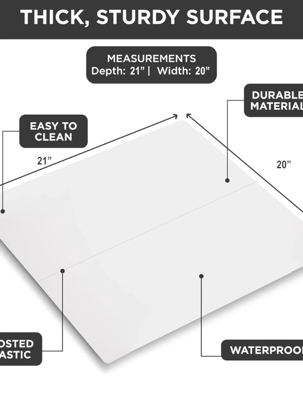NWT HOLDN’ STORAGE Shelf Liner 21x20 Pull Out Cabinet Organizer